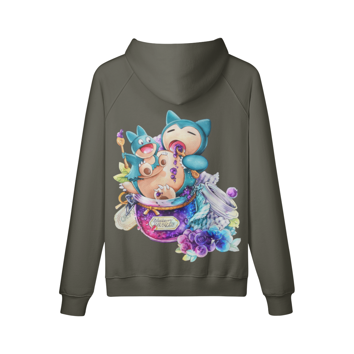 Sudadera con capucha de mermelada de arándanos
