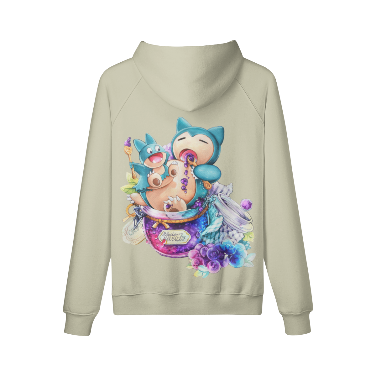 Sudadera con capucha de mermelada de arándanos