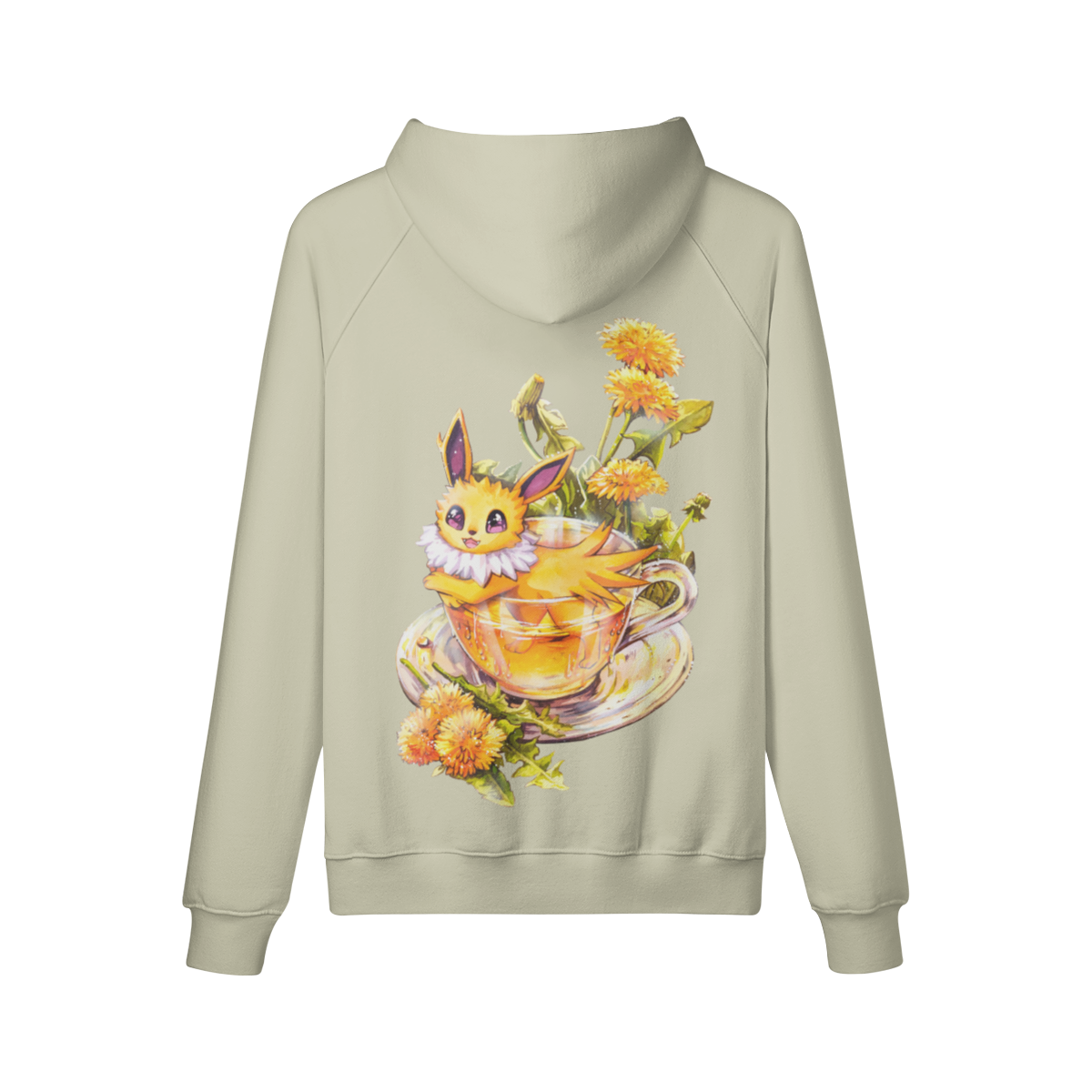 Sudadera con capucha de té de diente de león