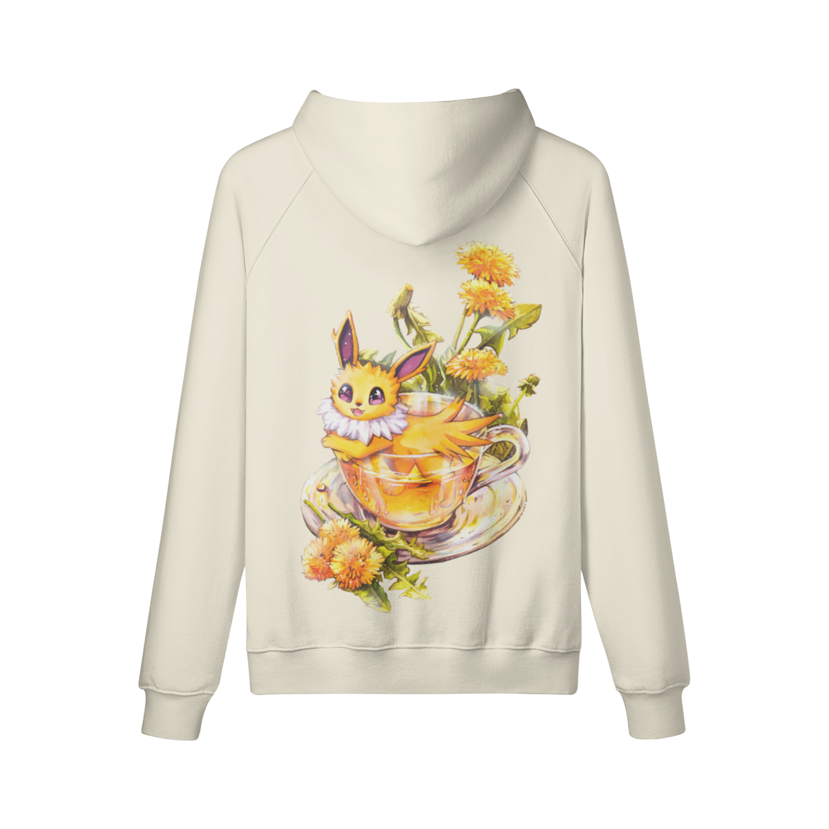 Sudadera con capucha de té de diente de león