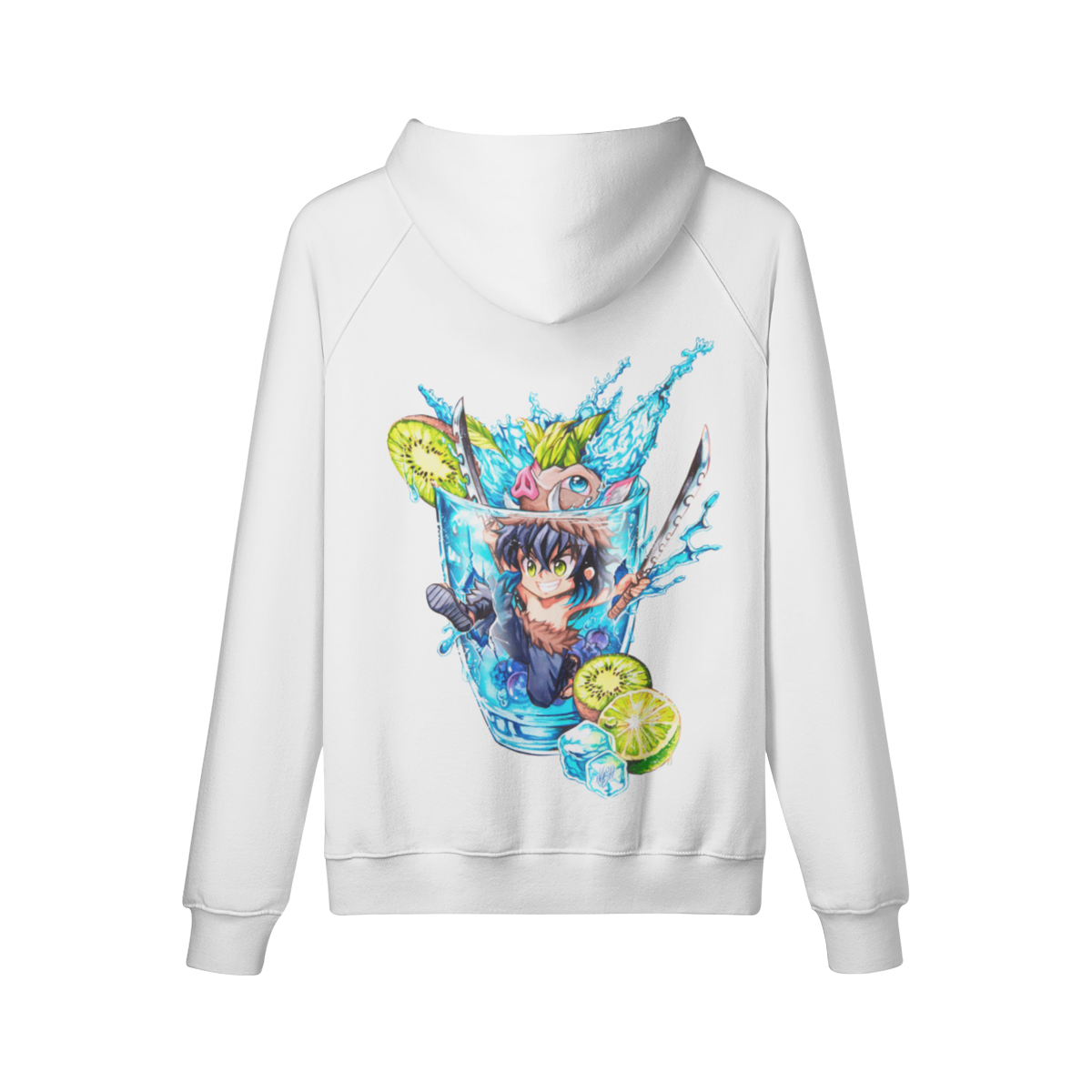 Sudadera con capucha de refresco de kiwi