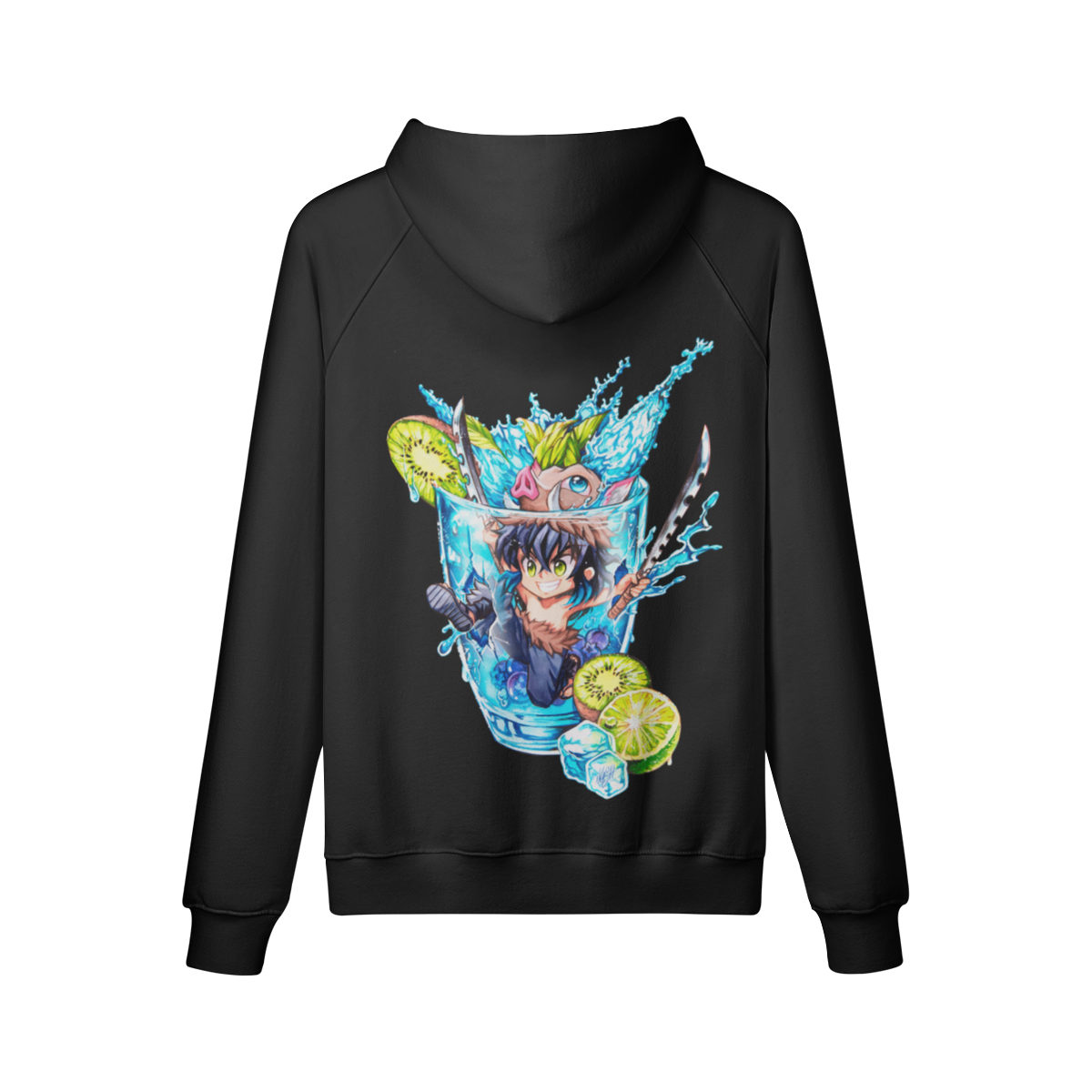 Sudadera con capucha de refresco de kiwi