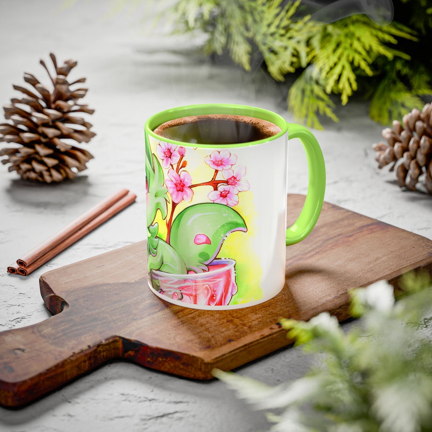 Pinky Peachy Soda Tasse