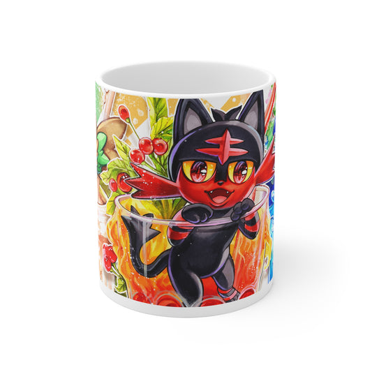Poki Generation 7 Starter Tasse