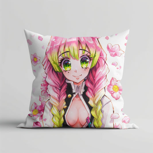 Green &amp; Pink Pillow