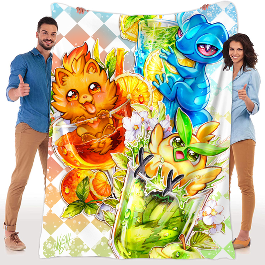 Fan - Kuscheldecke Starter Gen 10 Pokis
