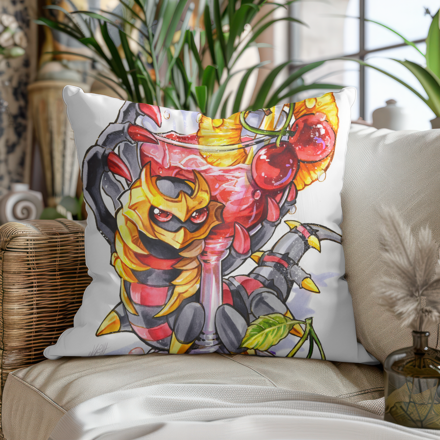 Cherry Love Hug Kissen