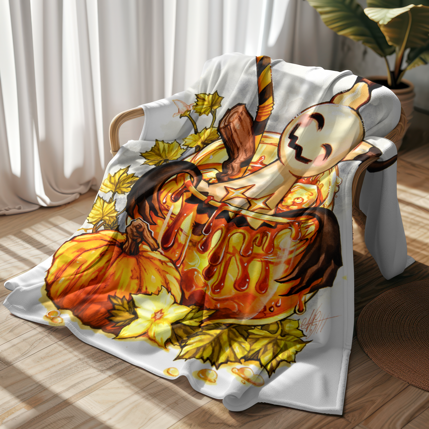 Sweet Pumkin Marmelade Kuscheldecke