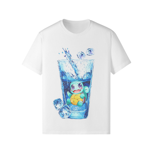 Camiseta con salpicaduras de agua