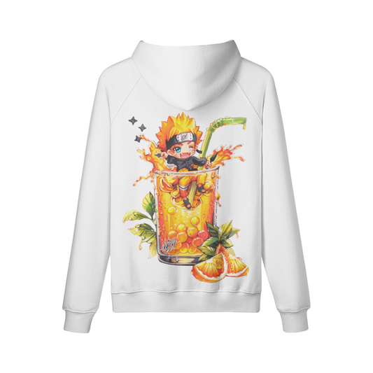 Boba Tea Sudadera con capucha naranja