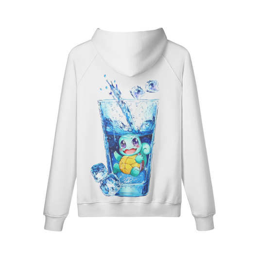 Sudadera con capucha con salpicaduras de agua