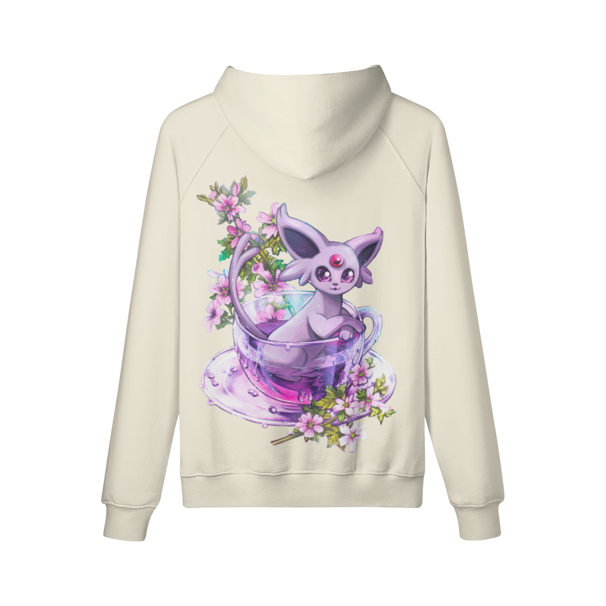 Sudadera con capucha de té de malva