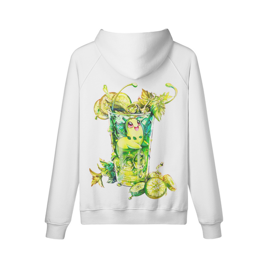 Sudadera con capucha Flower Power verde